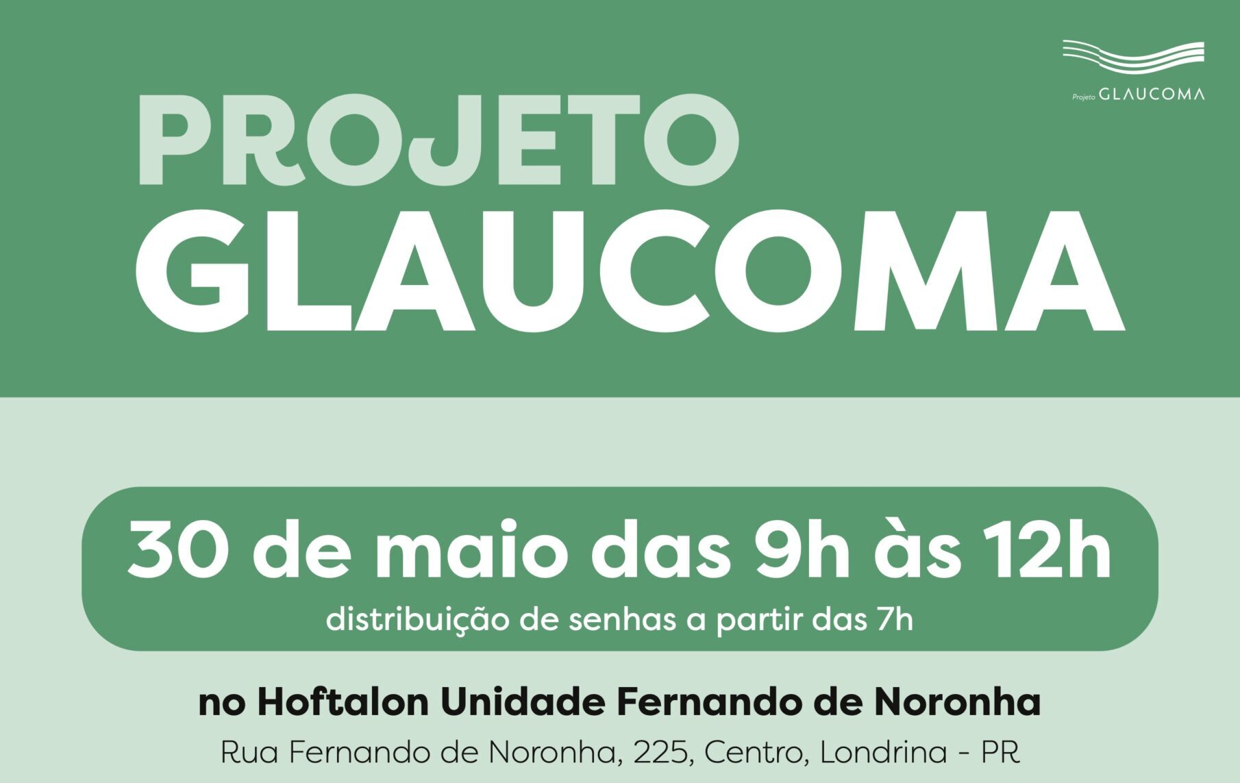 Projeto Glaucoma: ação gratuita reforça a importância do diagnóstico precoce